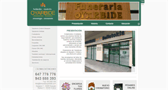 Desktop Screenshot of funerariaoyarbide.com